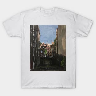 Amsterdam, Canal Houses In Soft Light T-Shirt